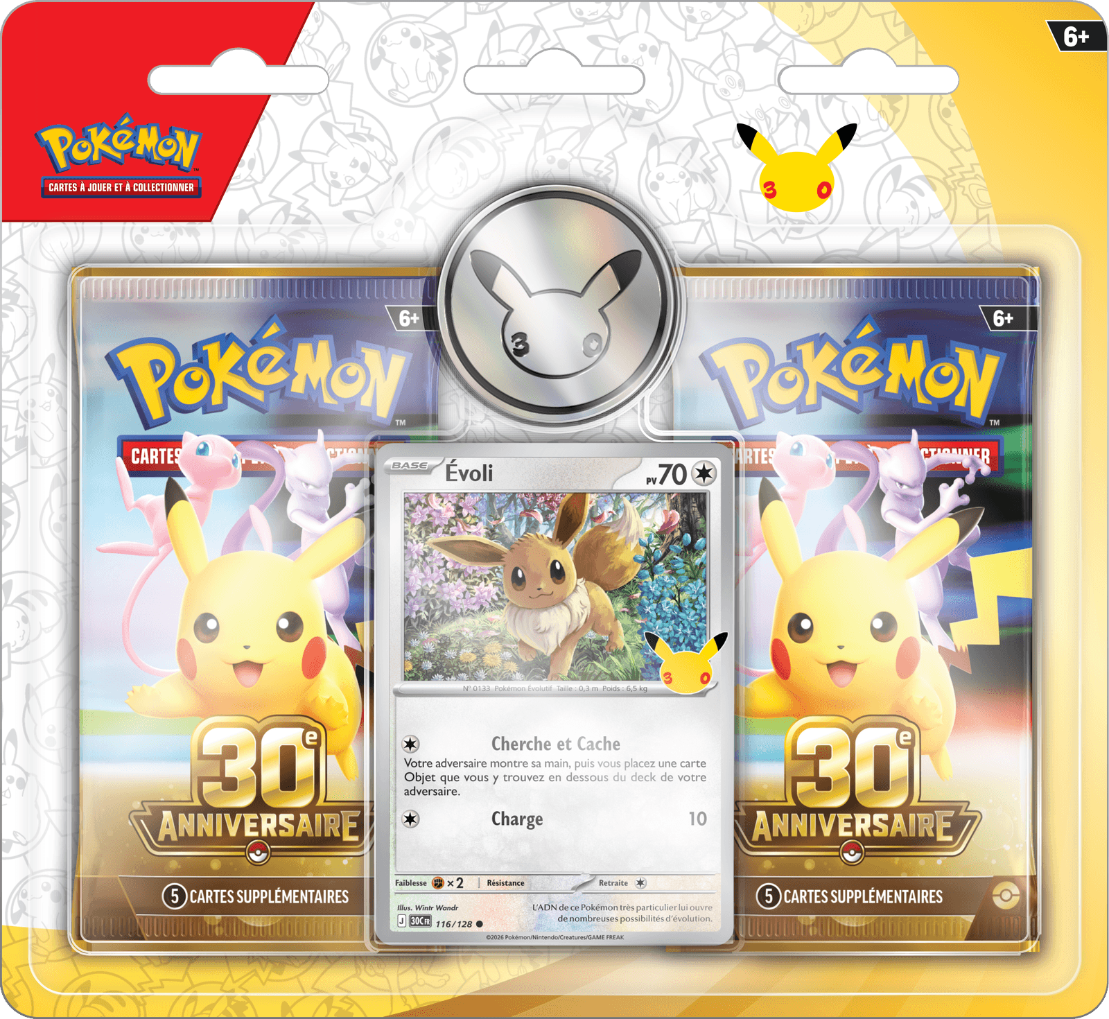 Blister 2 boosters Évoli : 1/1
